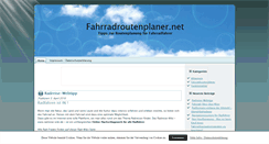 Desktop Screenshot of fahrradroutenplaner.net